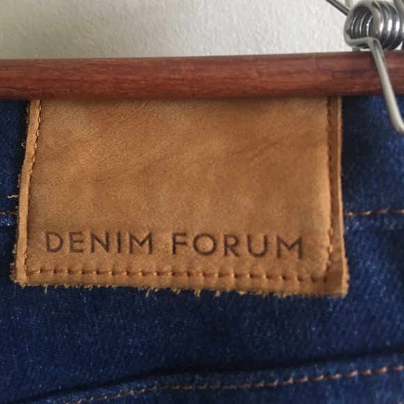 High rise Denim Forum straight leg jeans - Picture 4 of 6